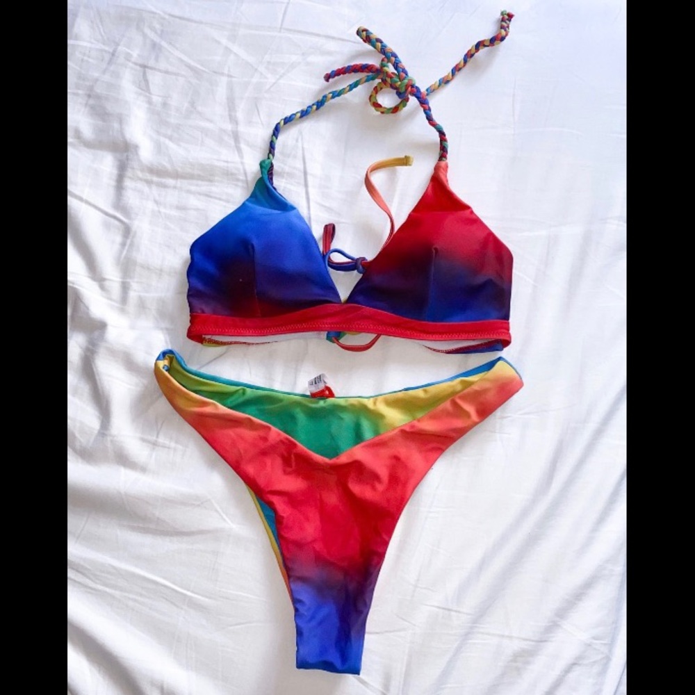 Colorful bathing suit size M